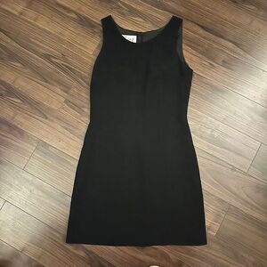 Cheap and Chic Moschino structured pencil skirt dress black 6